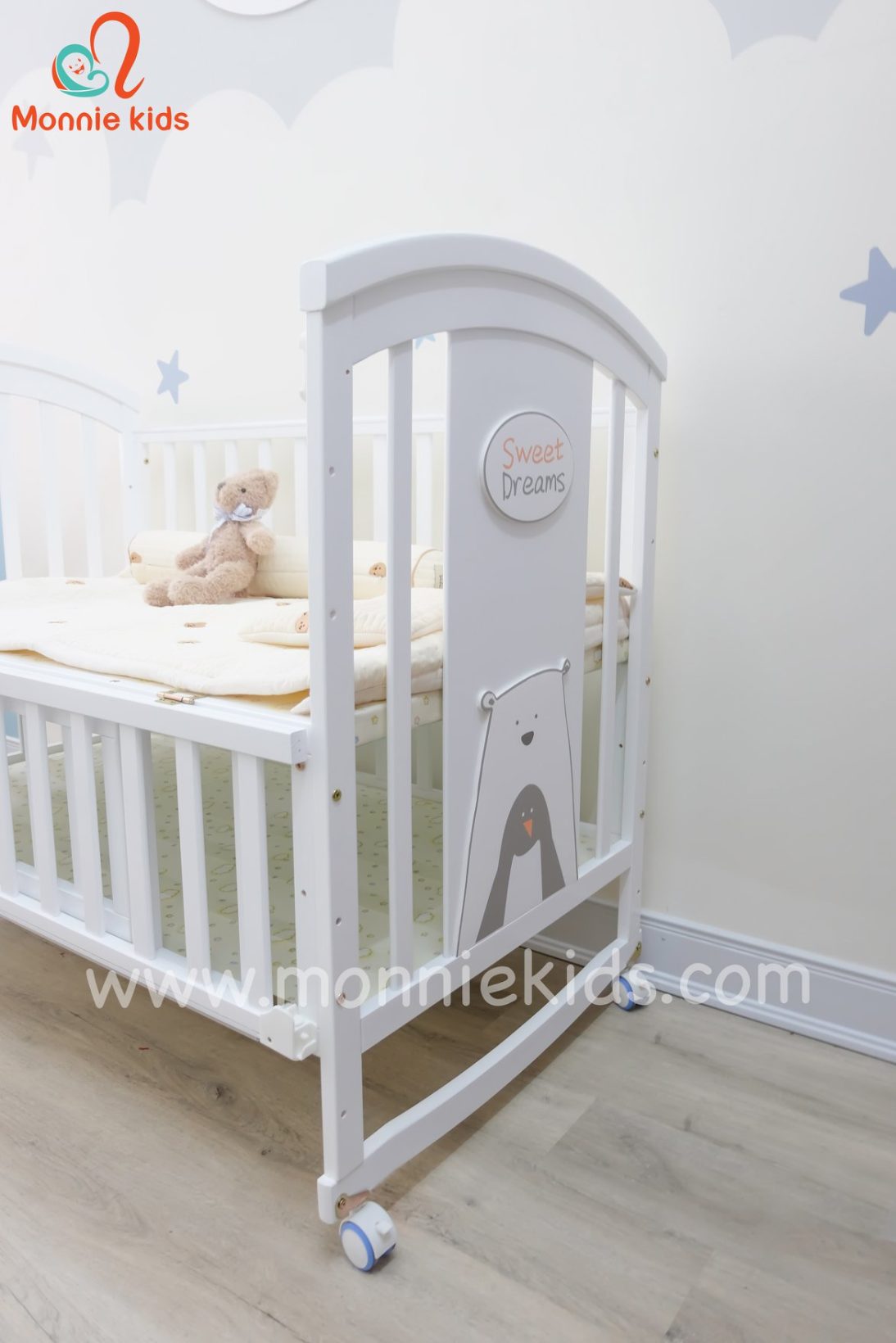 CŨI ĐA NĂNG MONMON 6IN1 TRẮNG - Hình ảnh 12