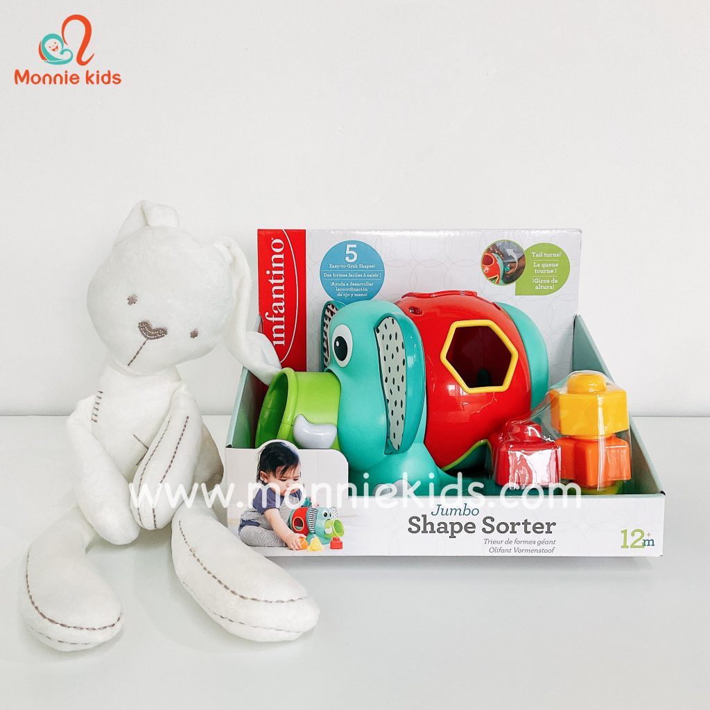 ĐỒ CHƠI INFANTINOJUMBO SHAPE SORTER Monnie Kids Chuỗi Cửa Hàng Đồ