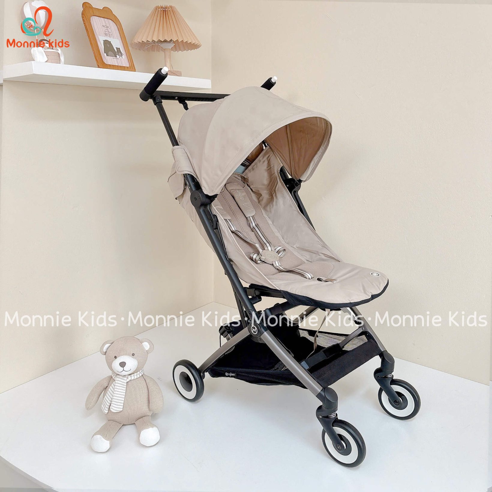 XE ĐẨY GẤP GỌN CYBEX LIBELLE TPE - ALMOND BEIGE - Hình ảnh 6