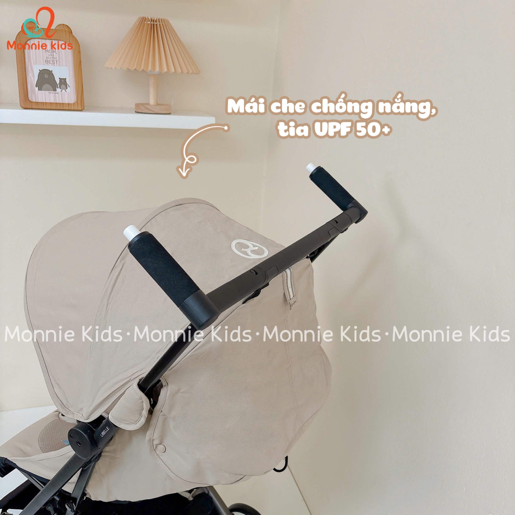 XE ĐẨY GẤP GỌN CYBEX LIBELLE TPE - ALMOND BEIGE - Hình ảnh 4