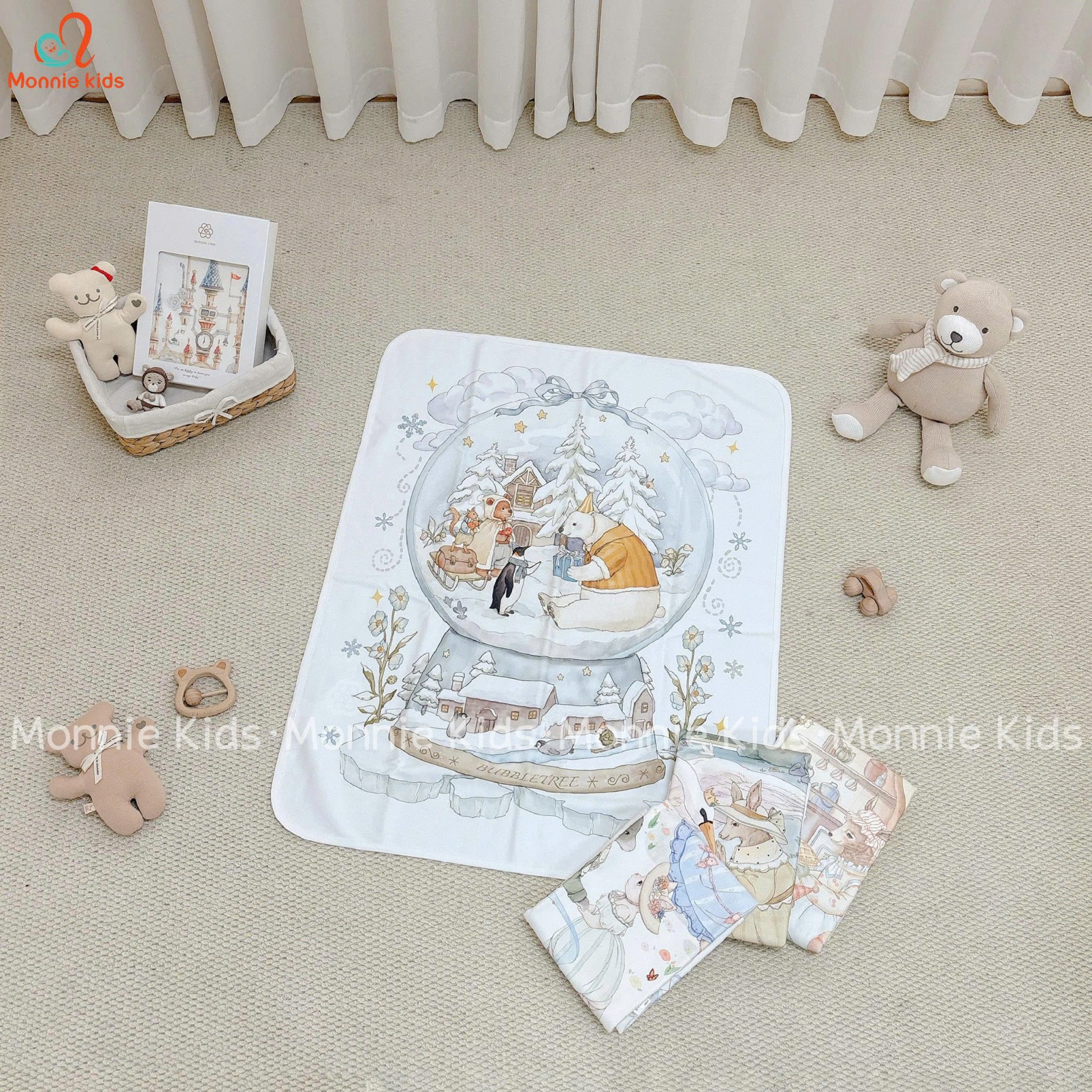 THẢM THAY TÃ HAVEST 4 LỚP BUBBLE TREE - Ảnh 14